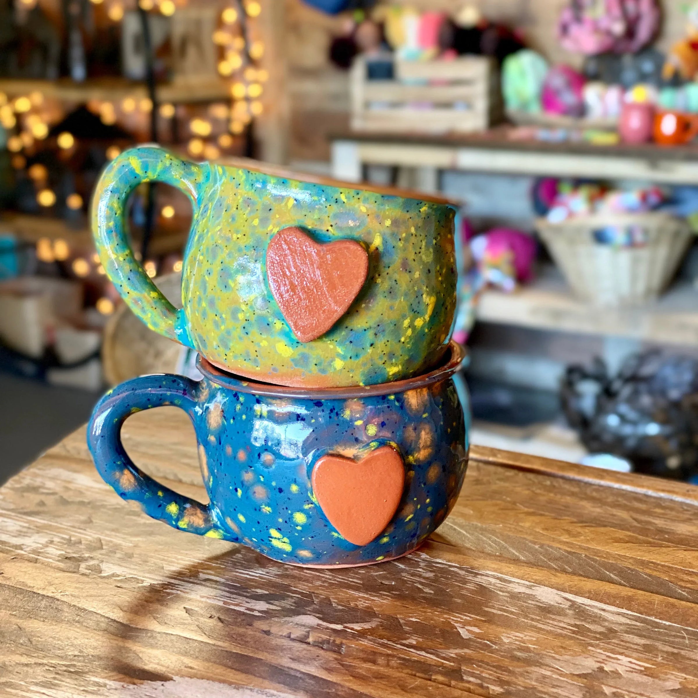 Calliope Heart Mug - Koi - BIG FRENCHIES
