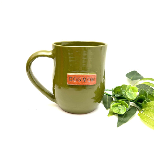 Dog Mom Mug - Frog Pond Green - BIG FRENCHIES