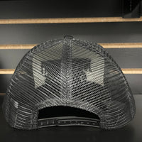 Johnny Cash Owes Me $5 Vintage Black Mesh Trucker Snapback Cap Hat Custom Embroidered