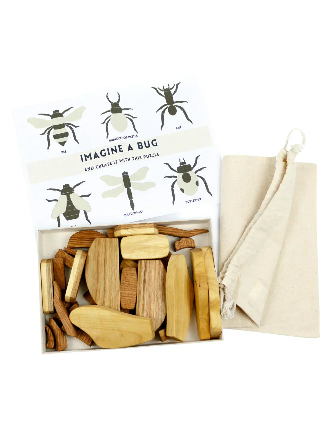 Imagine a Bug Natural Wood Set - BIG FRENCHIES