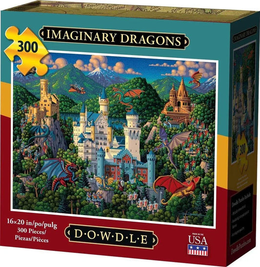 Imaginary Dragons 300 Piece Jigsaw Puzzle by Dowdle - BIG FRENCHIES