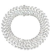 Lab Grown Diamond Tennis Bracelet 14KT White Gold