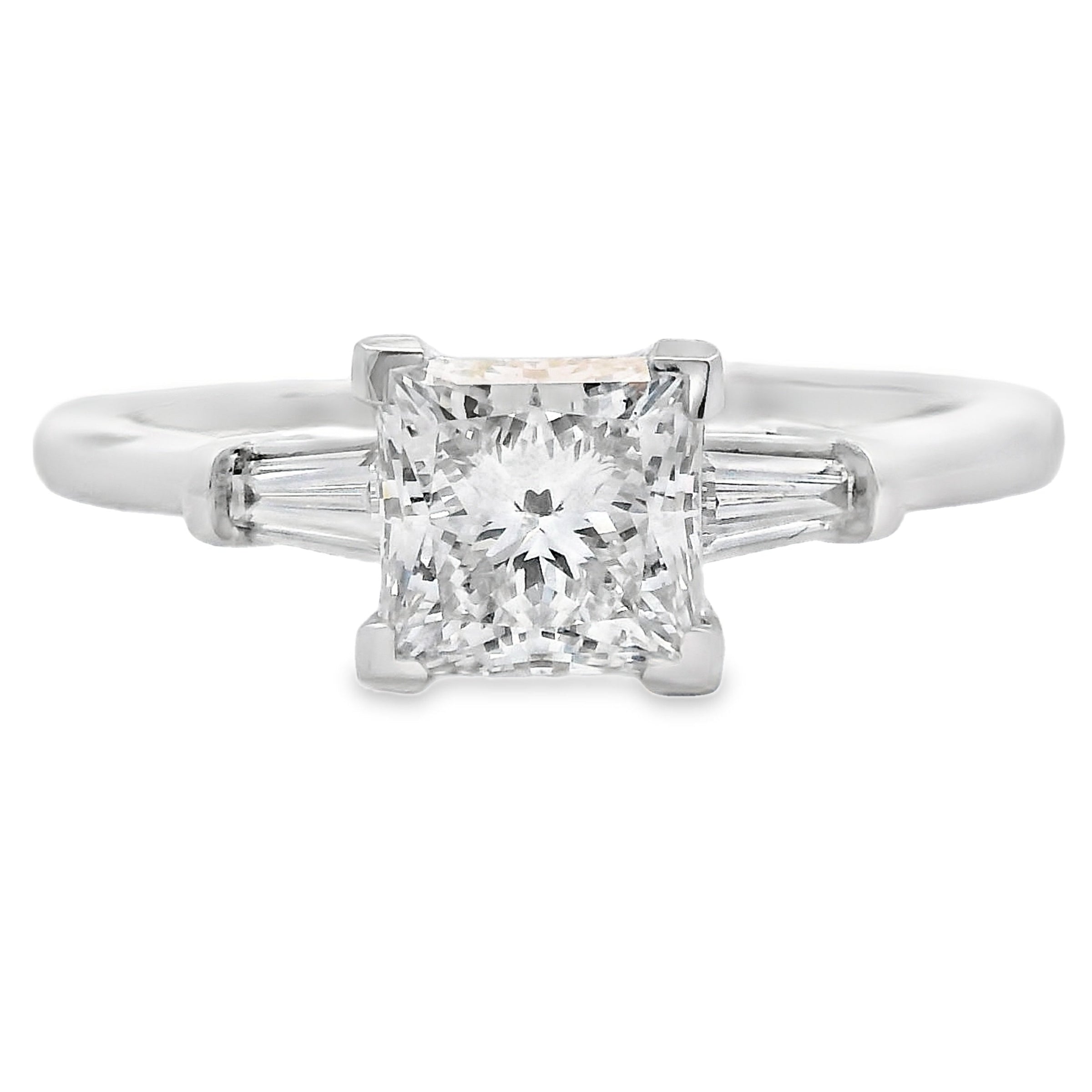 Genuine 1.12ct Lab Grown Diamond  10KT White Gold