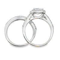 Natural Cubic Zirconia CZ SS Bridal Sterling Silver