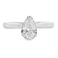 Genuine .50ct Lab Grown Diamond  10KT White Gold
