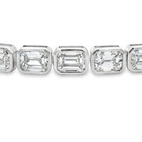 Lab Grown Diamond Tennis Bracelet 14KT White Gold