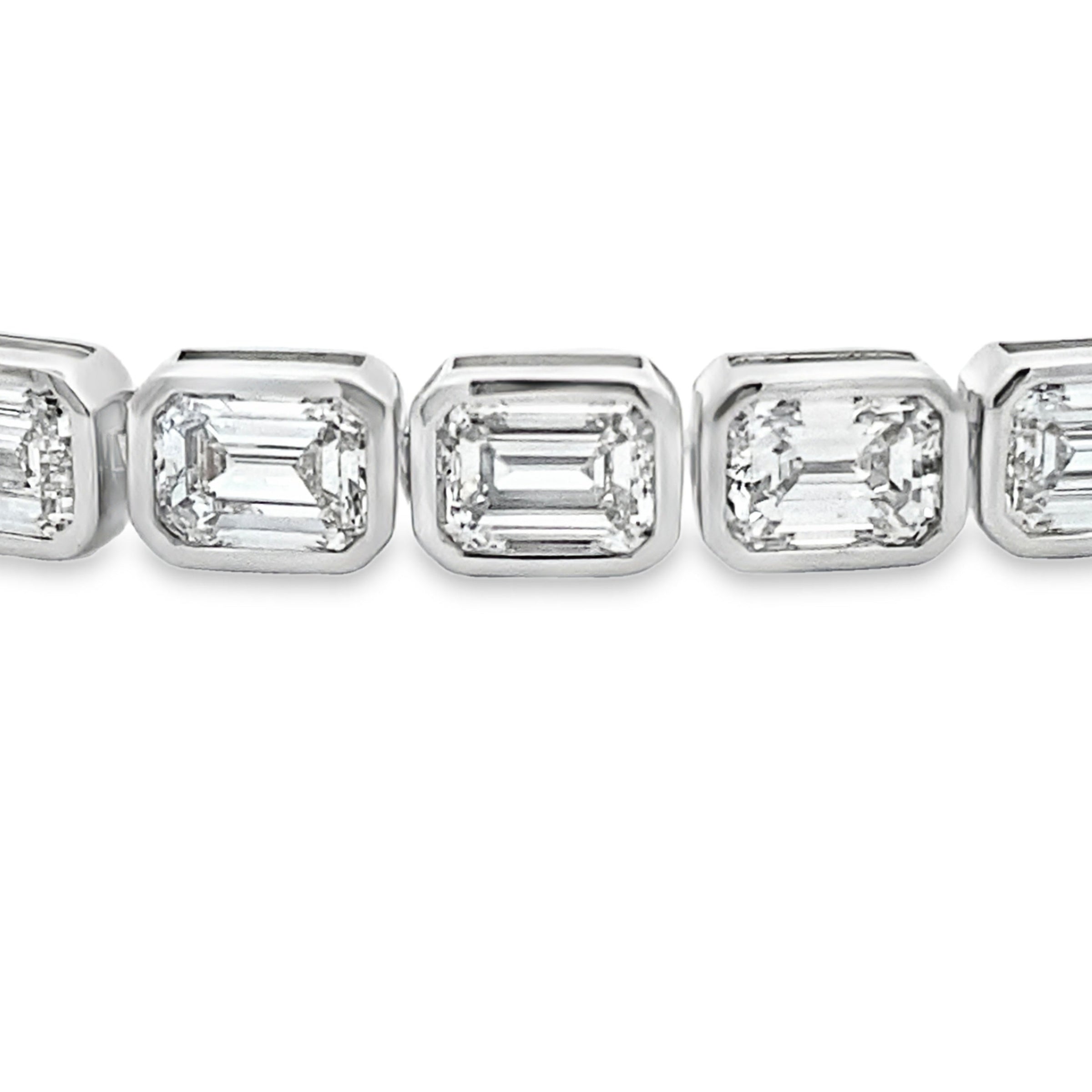 Lab Grown Diamond Tennis Bracelet 14KT White Gold