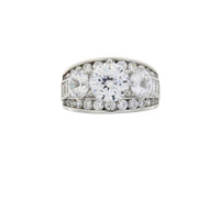 Natural Cubic Zirconium CZ SS Bridal Sterling Silver