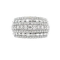 3.00ct Diamond Wedding Band Ring 10KT White Gold