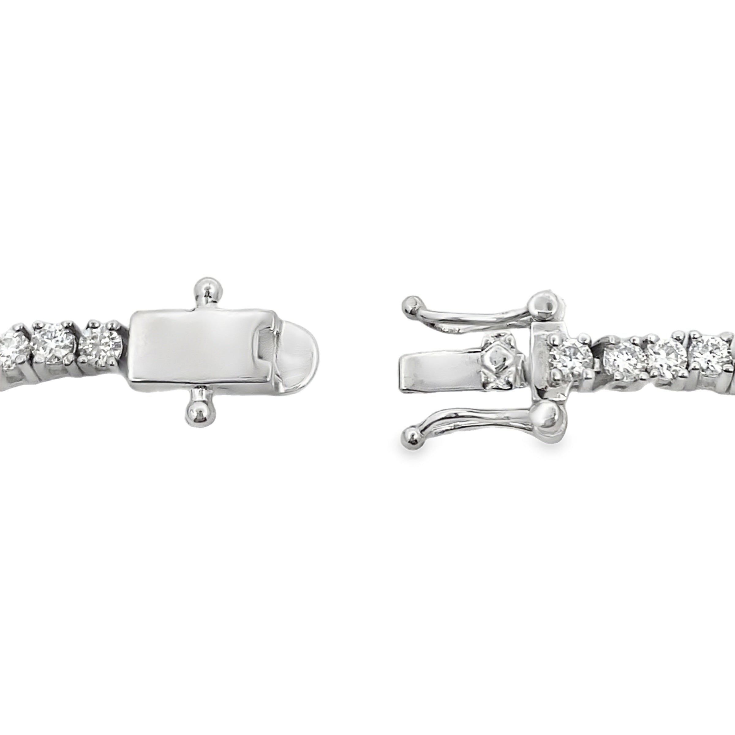 Moissanite Malachite Tennis Bracelet Sterling Silver
