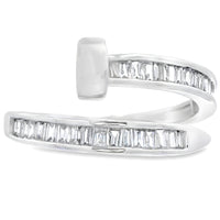 Natural .35ct Diamond Ring 14KT White Gold