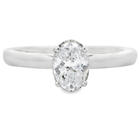 Genuine .50ct Lab Grown Diamond  10KT White Gold