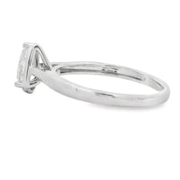 Natural .50ct Lab Grown Diamond  10KT White Gold