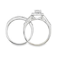 Genuine Cubic Zirconia CZ SS Bridal Sterling Silver