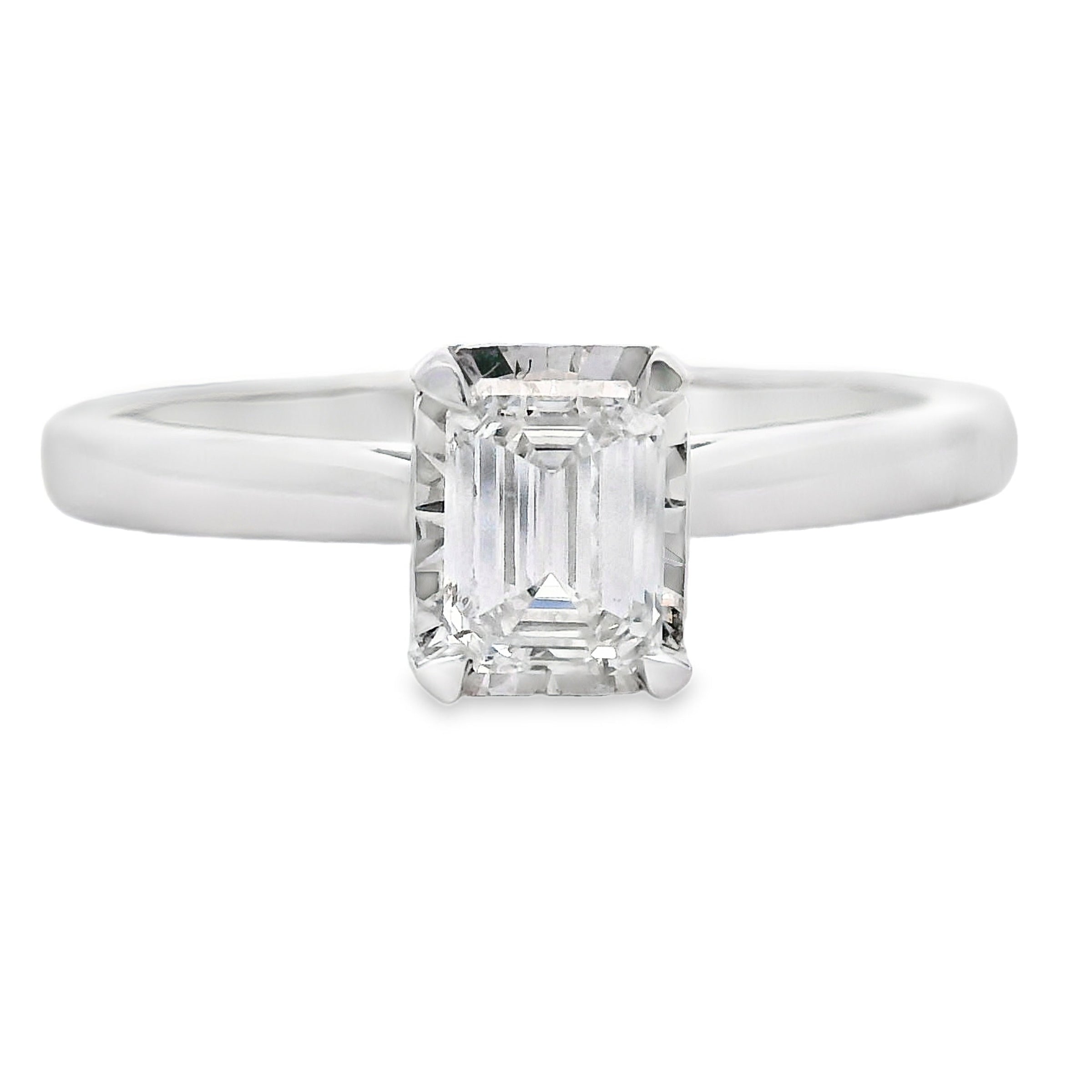Natural .50ct Lab Grown Diamond  10KT White Gold