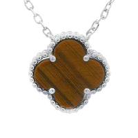 Genuine Tigereye Fashion Pendants Sterling Silver