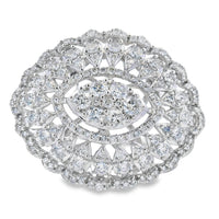 Genuine .85ct Diamond Ring 14KT White Gold