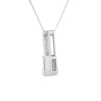 .06ct Zircon Diamond Fashion Pendants 10KT White Gold
