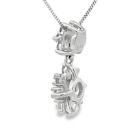 Lab Grown Diamond Fashion Pendants 10KT White Gold