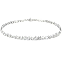 Lab Grown Diamond Tennis Bracelet 10KT White Gold