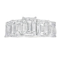 4.00ct Lab Grown Diamond Eng Only 14KT White Gold