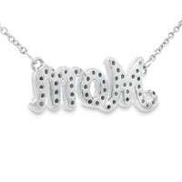 Genuine .25ct Diamond Fashion Pendants Sterling Silver