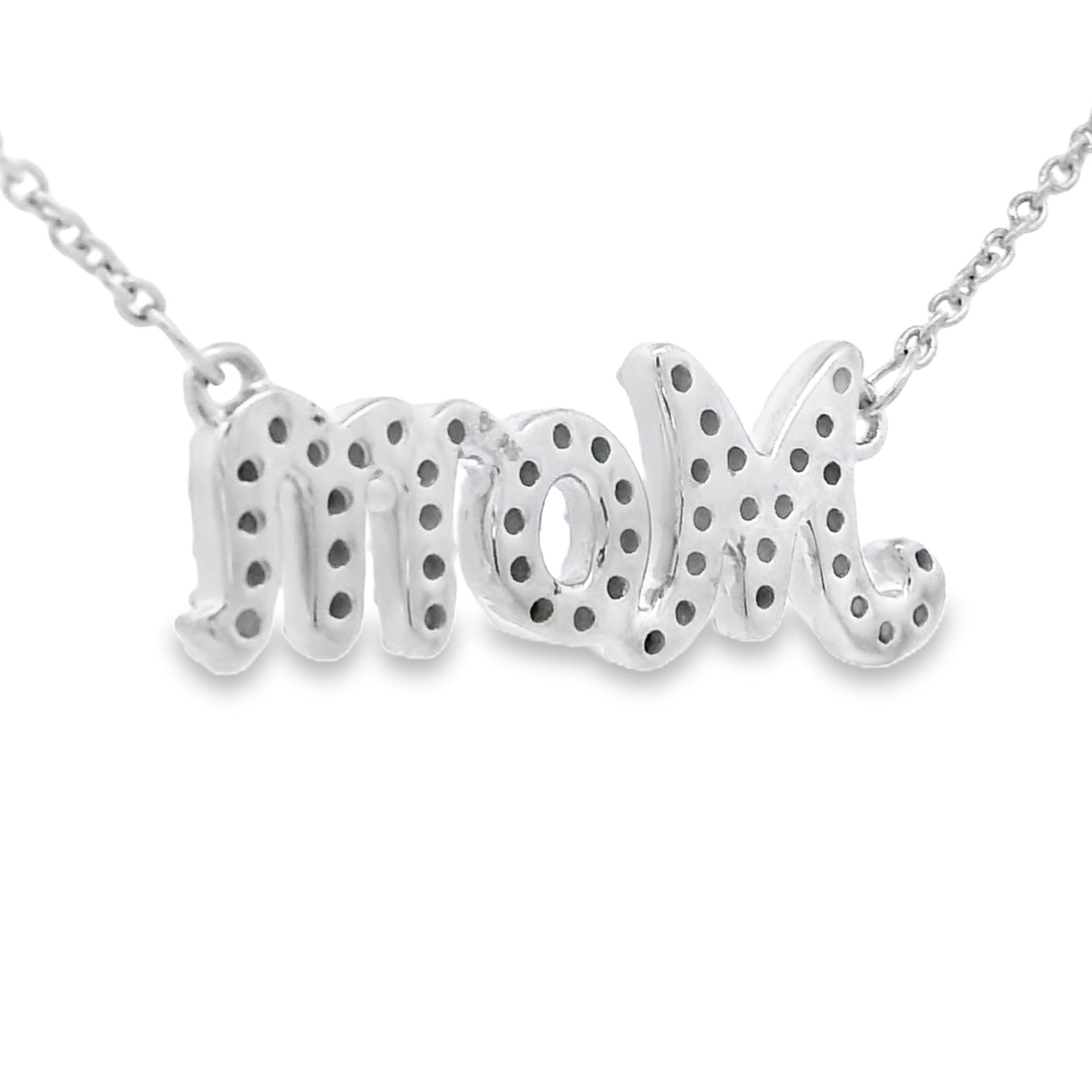 Genuine .25ct Diamond Fashion Pendants Sterling Silver
