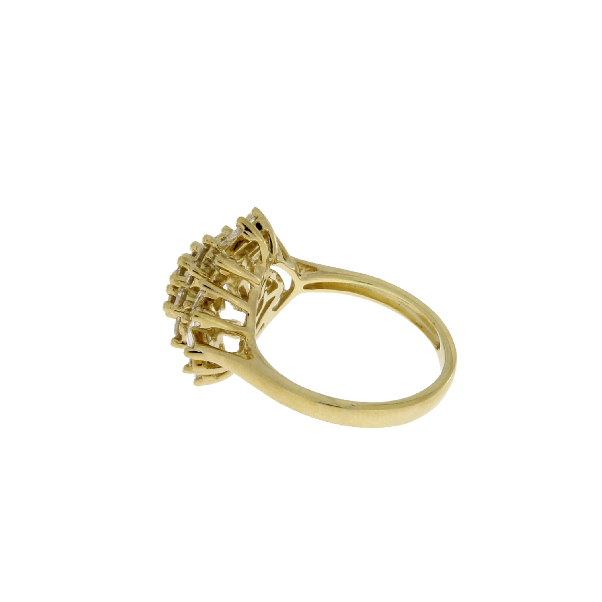 Genuine 1.00ct Diamond Ring 10KT Yellow Gold