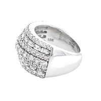 3.00ct Diamond Wedding Band Ring 10KT White Gold