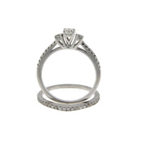 .45ct Diamond Engagement Ring Set 14KT White Gold