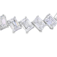 Lab Grown Diamond Tennis Bracelet 14KT White Gold