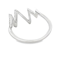 Genuine .15ct Diamond Ring 14KT White Gold