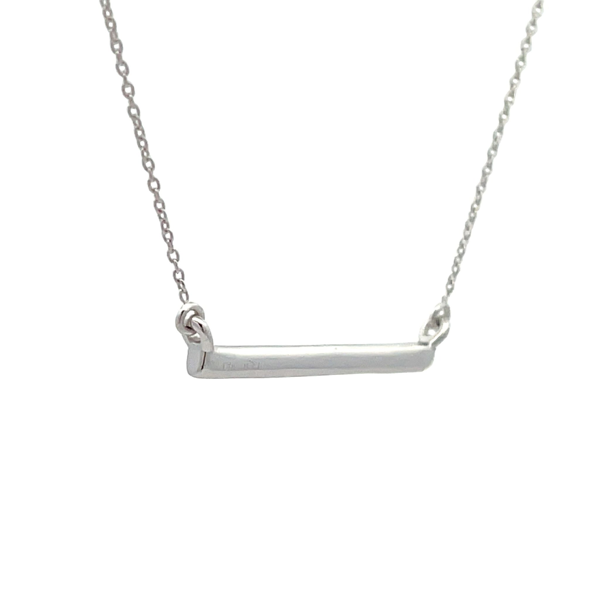 Natural .05ct Diamond Fashion Pendants 14KT White Gold