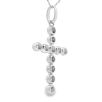 .50ct Diamond Cross Religious Pendant 14KT White Gold