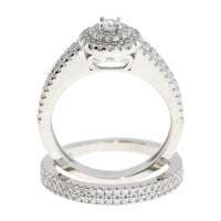 Natural Cubic Zirconia CZ SS Bridal Sterling Silver