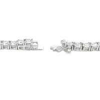 39.98ct Moissanite Tennis Necklace Sterling Silver