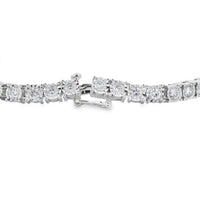 Lab Grown Diamond Tennis Bracelet Sterling Silver