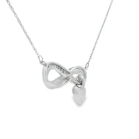 Natural .04ct Diamond Fashion Pendants Sterling Silver
