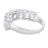 Lab Grown Diamond Fashion band rings 14KT White Gold