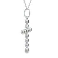 .31ct Diamond Cross Religious Pendant 14KT White Gold