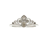 Genuine .17ct Diamond Ring Sterling Silver