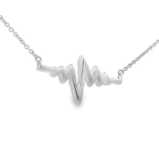 Genuine .17ct Diamond Fashion Pendants Sterling Silver