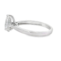 Genuine .75ct Lab Grown Diamond  10KT White Gold