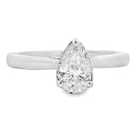 Natural .50ct Lab Grown Diamond  10KT White Gold