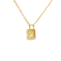 Natural .20ct Diamond Fashion Pendants 10KT Yellow Gold