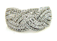 Natural 1.00ct Diamond Ring 10KT White Gold
