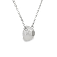 1.00ct Lab Grown Diamond Pendant Sterling Silver