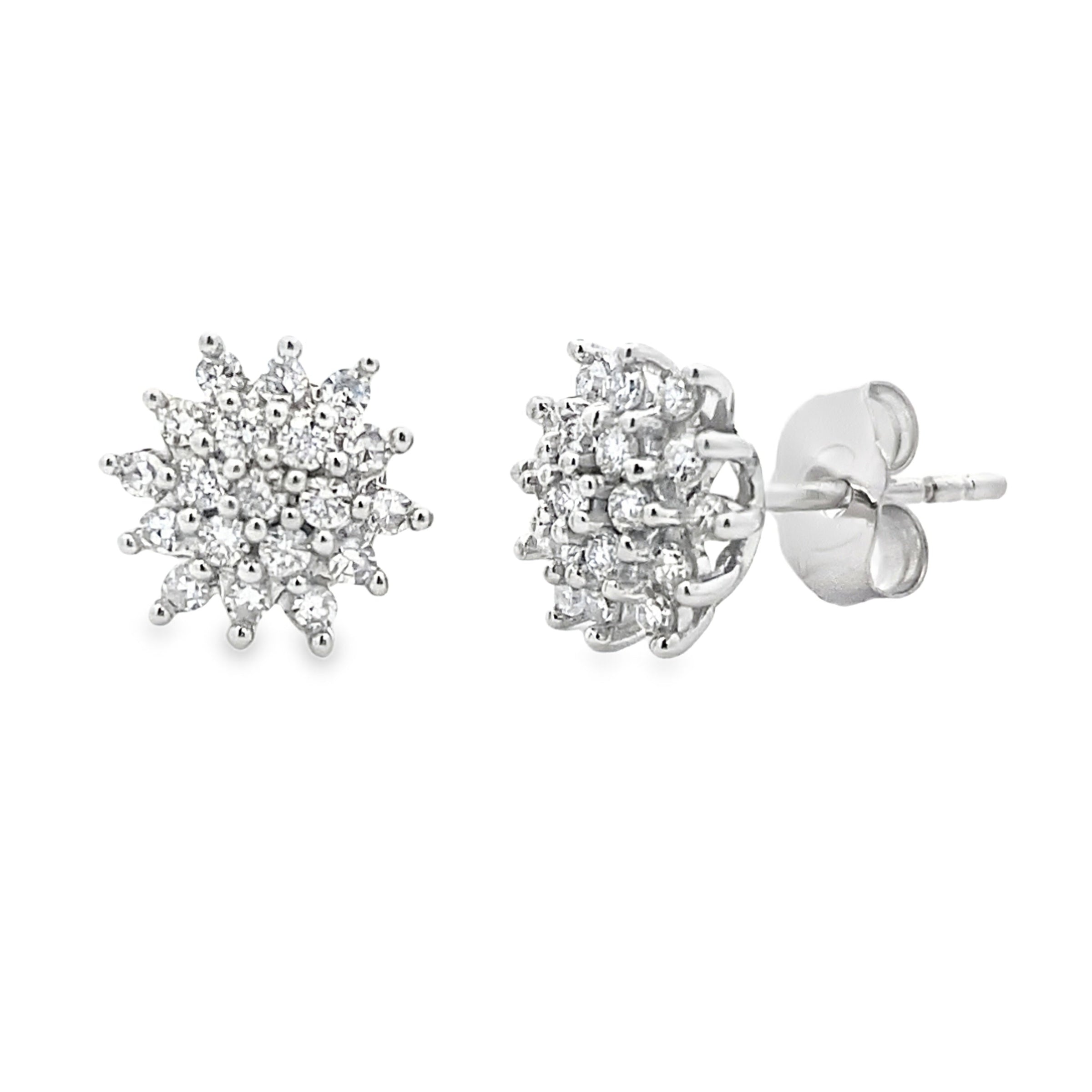 .33ct Lab Grown Diamond Earrings 10KT White Gold
