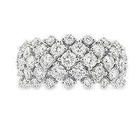 Lab Grown Diamond Fashion band rings 14KT White Gold