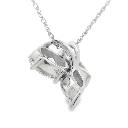 Lab Grown Diamond Fashion Pendants 14KT White Gold
